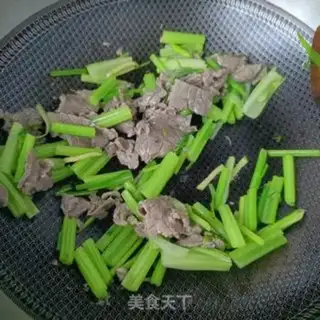 Make Celery beef step 15
