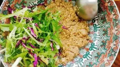 Make quinoa vegetable salad step 8