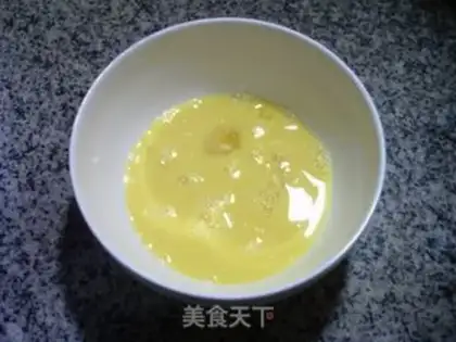Make White sesame wheat peaches step 1
