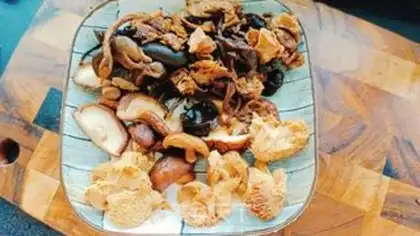 Make Chicken stew mushrooms step 9
