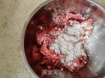 Make Pepper beef step 5