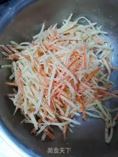 Make Clear the potato silk step 3