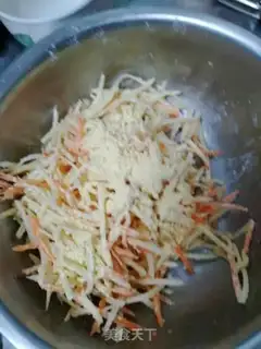 Make Clear the potato silk step 4