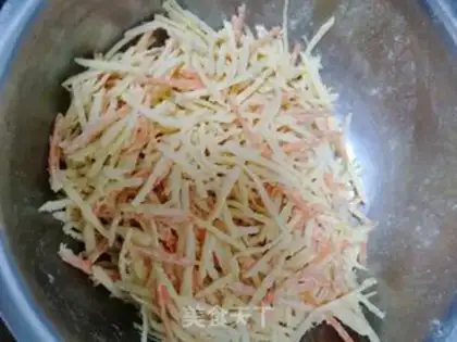 Make Clear the potato silk step 5