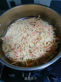 Make Clear the potato silk step 6