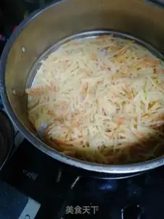 Make Clear the potato silk step 7