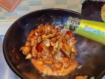 Make Big plate of chicken noodles step 15