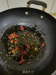 Make Dry peppers, halama step 1