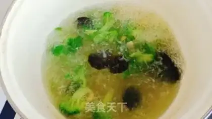 Make Shrimp broccoli step 1