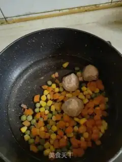 Make Meatball vegetable soup step 1