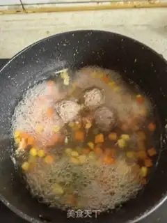 Make Meatball vegetable soup step 2