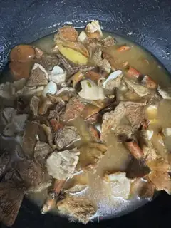 Make Wild fungus soup step 3