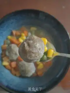 Make Meatball vegetable soup step 4