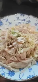 Make Tasty hands tore chicken step 8