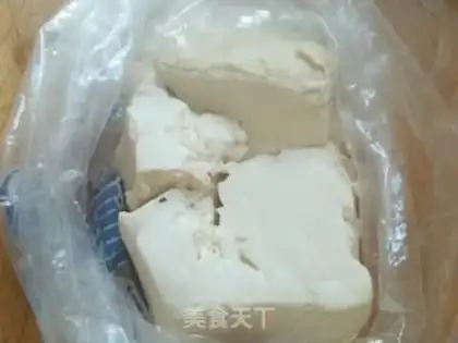 Make A tofu pie step 1
