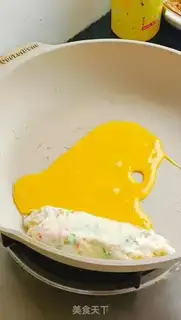 Make Double thick egg step 3