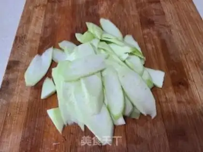 Make The silkmelon made the black tofu step 2