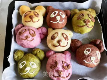 Make Panda bread step 9