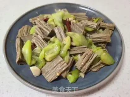 Make The silkmelon made the black tofu step 5