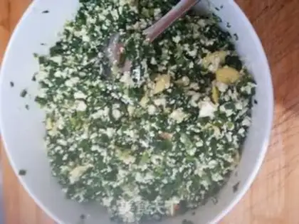Make A tofu pie step 8
