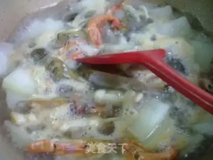 Make Three fresh melon soup step 5