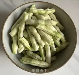 Make White bean horns for wings step 1