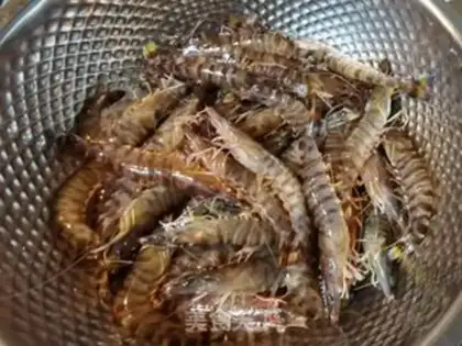 Make White burning shrimp step 0