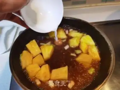 Make Sweet pineapple shrimp step 15