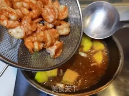 Make Sweet pineapple shrimp step 16