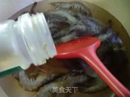 Make Onion pepper shrimp step 3