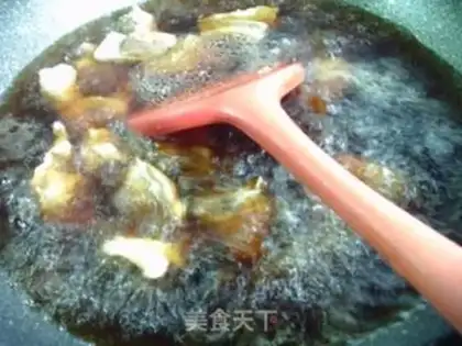 Make Eggs are white-burned ribs step 8