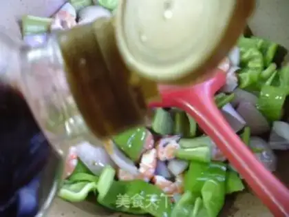 Make Onion pepper shrimp step 9