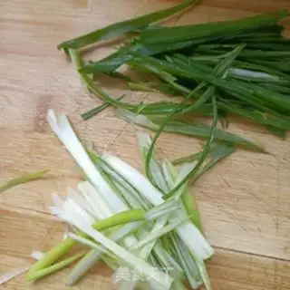 Make Golden ham and green bean sprouts step 1