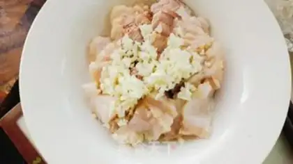 Make Garlic white meat step 6