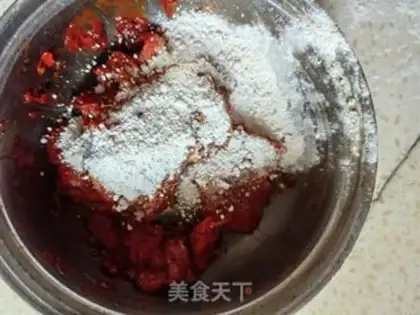Make Pork slurry step 5