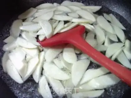 Make Watermelon peeled white step 4