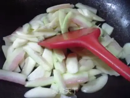 Make Watermelon peeled white step 5