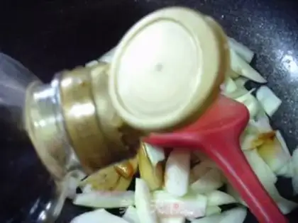 Make Watermelon peeled white step 6
