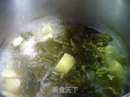 Make Pickles, potatoes, chops step 7