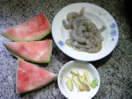 Make Shrimp melons step 0