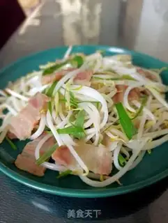 Make Golden ham and green bean sprouts step 14