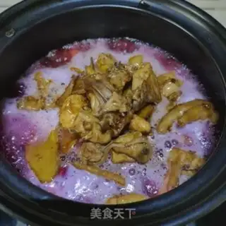 Make Chicken with red mushrooms step 10
