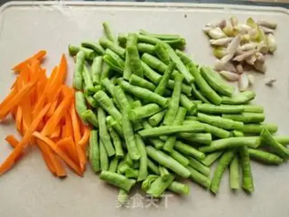 Make Cheese bean noodle step 1