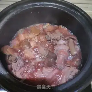 Make Chicken with red mushrooms step 12
