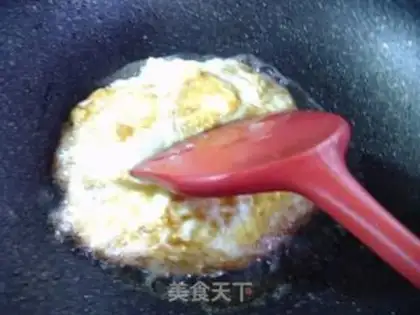 Make Fungus, eggs, watermelon step 3