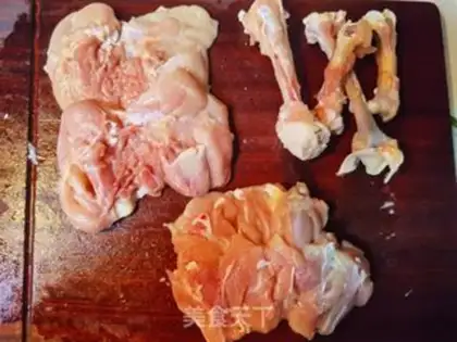 Make Spicy chicken step 1
