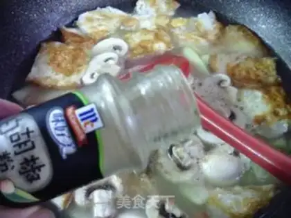 Make Fungus, eggs, watermelon step 8