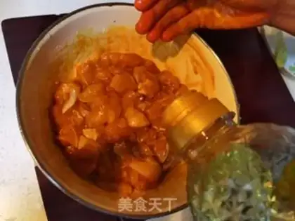 Make Spicy chicken step 6