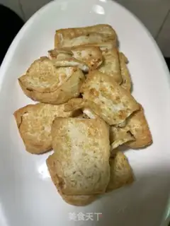 Make Tofu burns yellow fish step 4