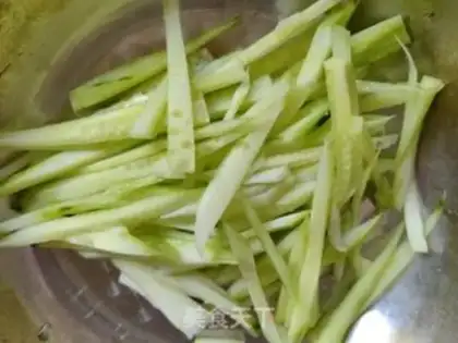 Make Cream pepper cucumber step 2